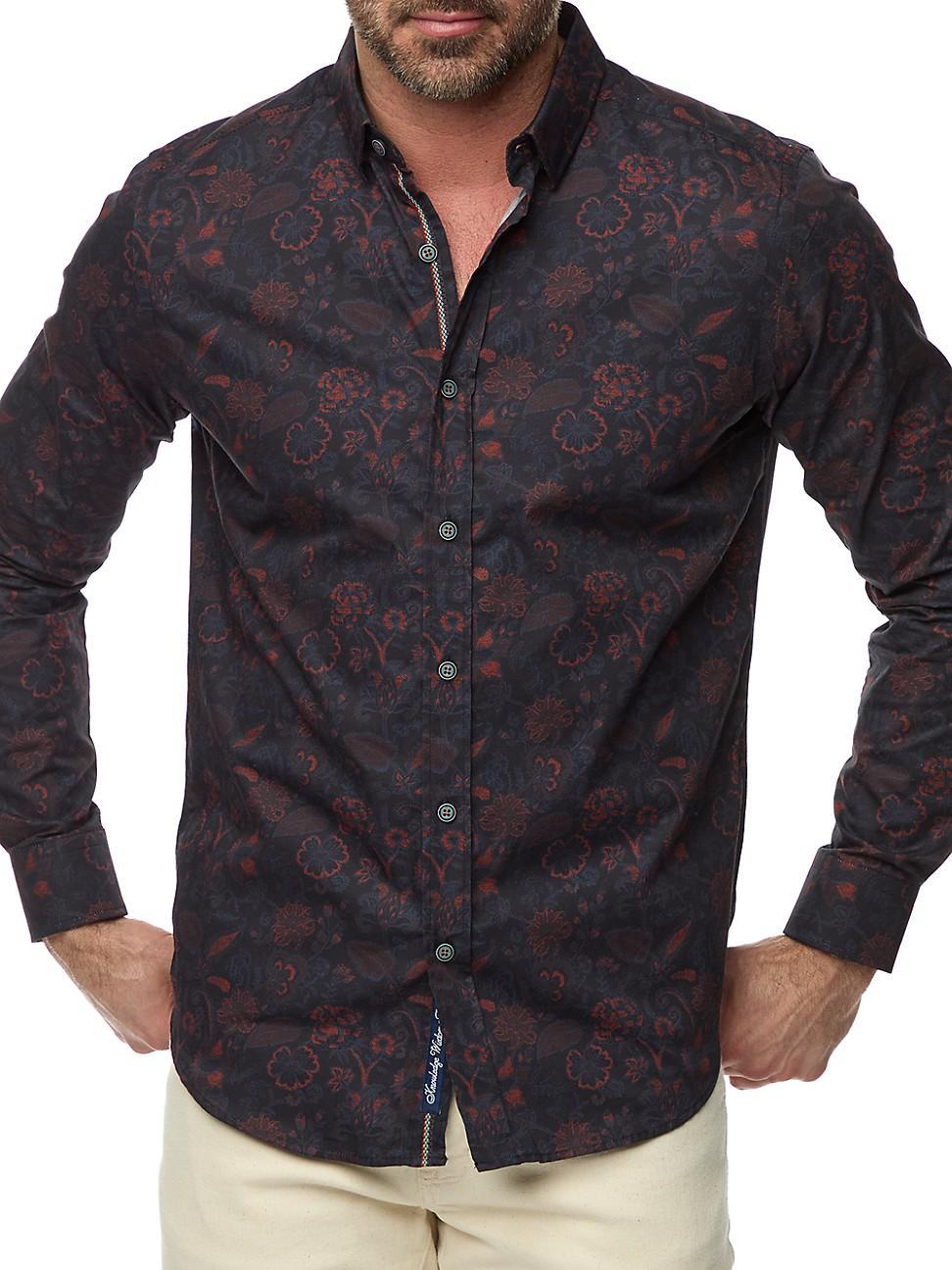 Mens Andson Floral Sport Shirt Product Image