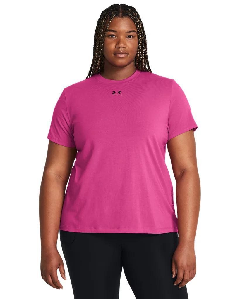 Women's UA Rival Core Short Sleeve Product Image