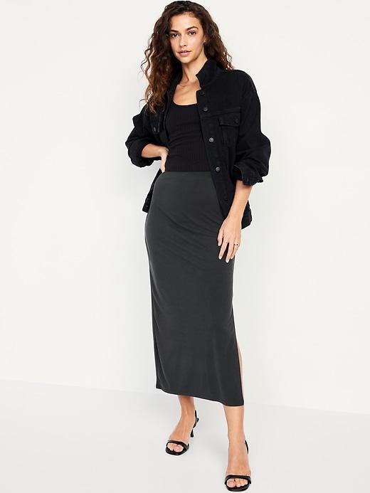 Ribbed Maxi Skirt product image