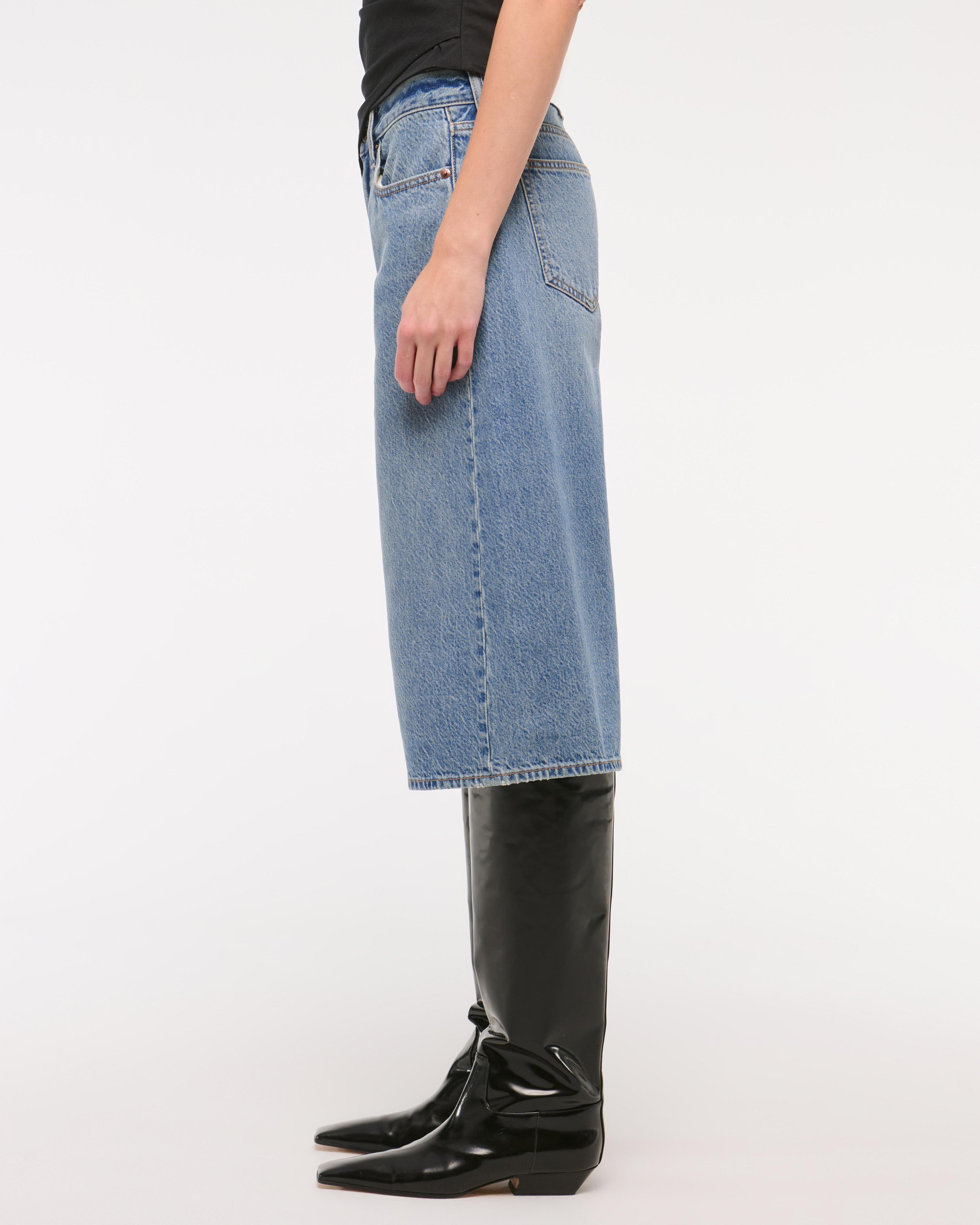 Mid Rise Culotte Jean Product Image