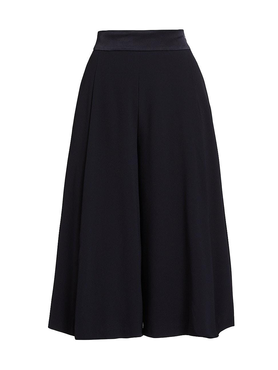 Womens Crop Wide-Leg Pants Product Image