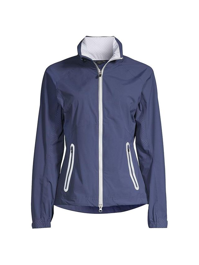 Womens Olivia Shell Zip-Front Jacket Product Image