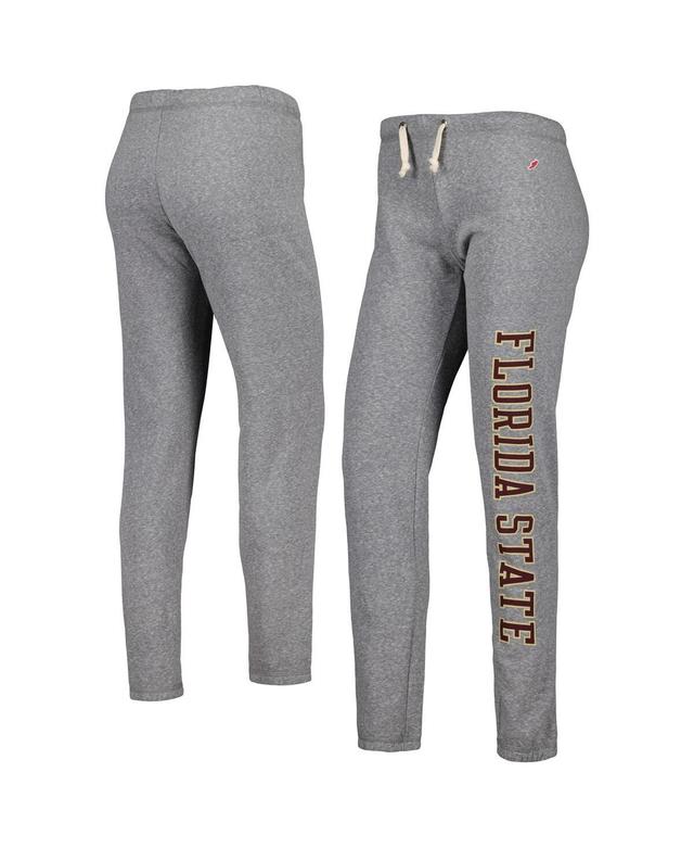 Womens League Collegiate Wear Heather Gray Florida State Seminoles Victory Springs Tri-Blend Jogger Pants Product Image