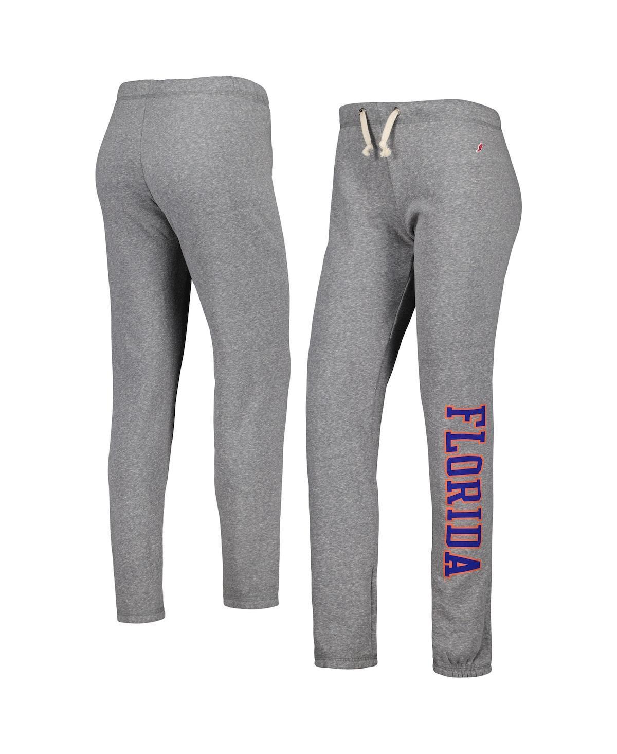 Womens League Collegiate Wear Heather Gray Florida Gators Victory Springs Tri-Blend Jogger Pants Product Image