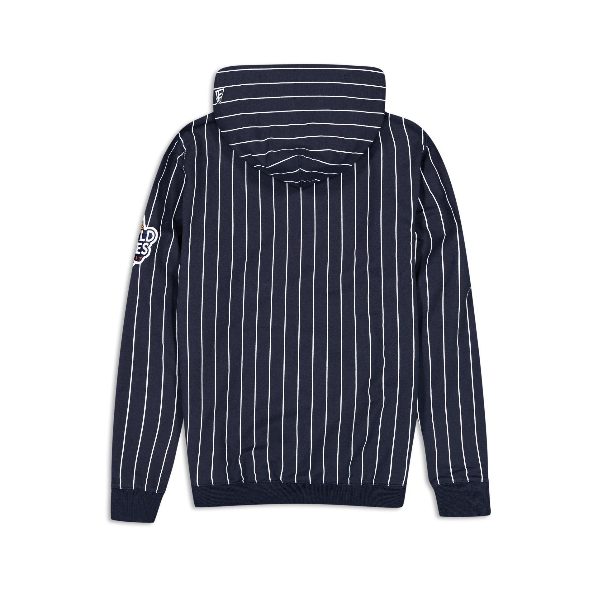 New York Yankees Logo Select Pinstripe Hoodie Male Product Image