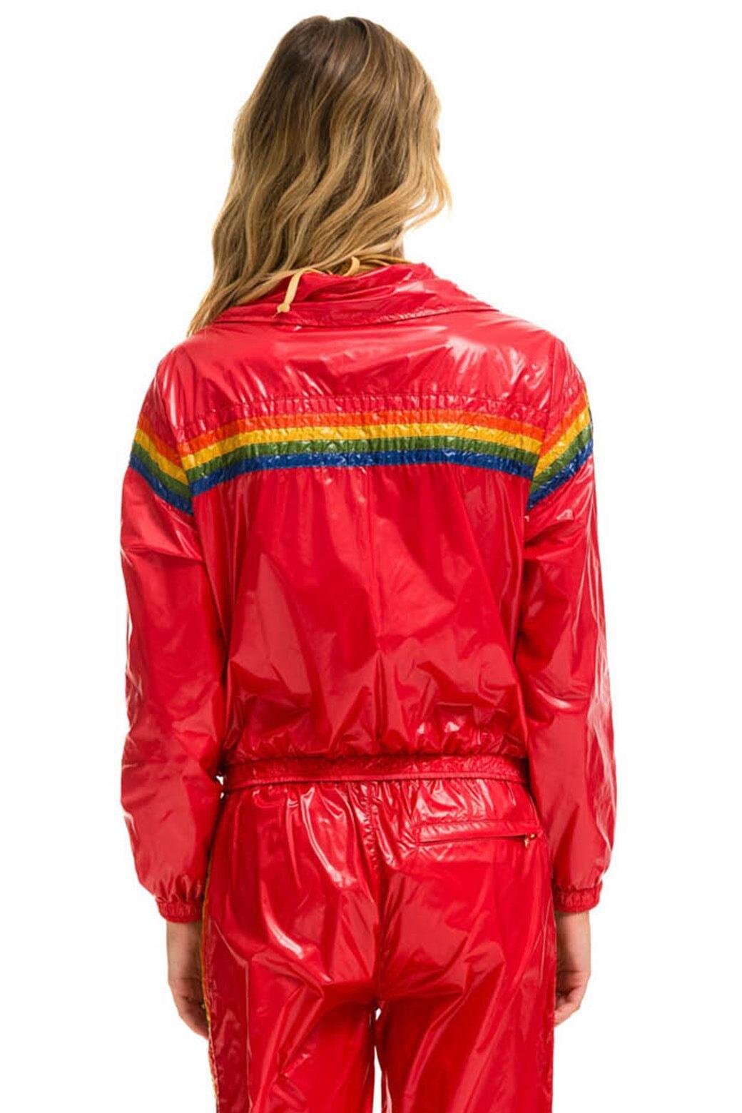 5 STRIPE - WINDBREAKER CHERRY GLOSSY Female Product Image