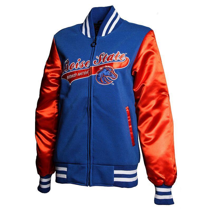 Womens Franchise Club Boise State Broncos Sweetheart Varsity Jacket Product Image