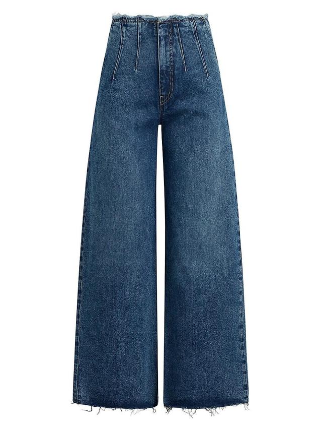 Womens James High-Rise Wide-Leg Jeans Product Image