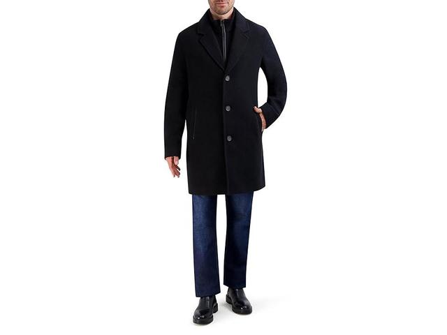 Cole Haan Wool Plush Car Coat Men's Coat Product Image