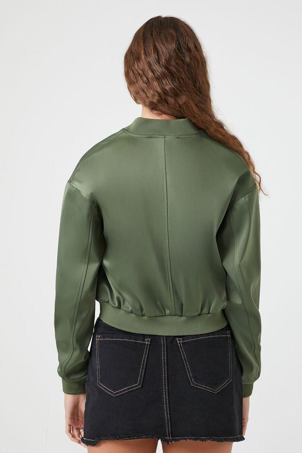 Satin Bomber Jacket | Forever 21 Product Image