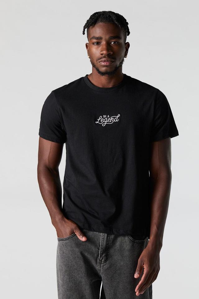 Be a Legend Embroidered T-Shirt Male Product Image