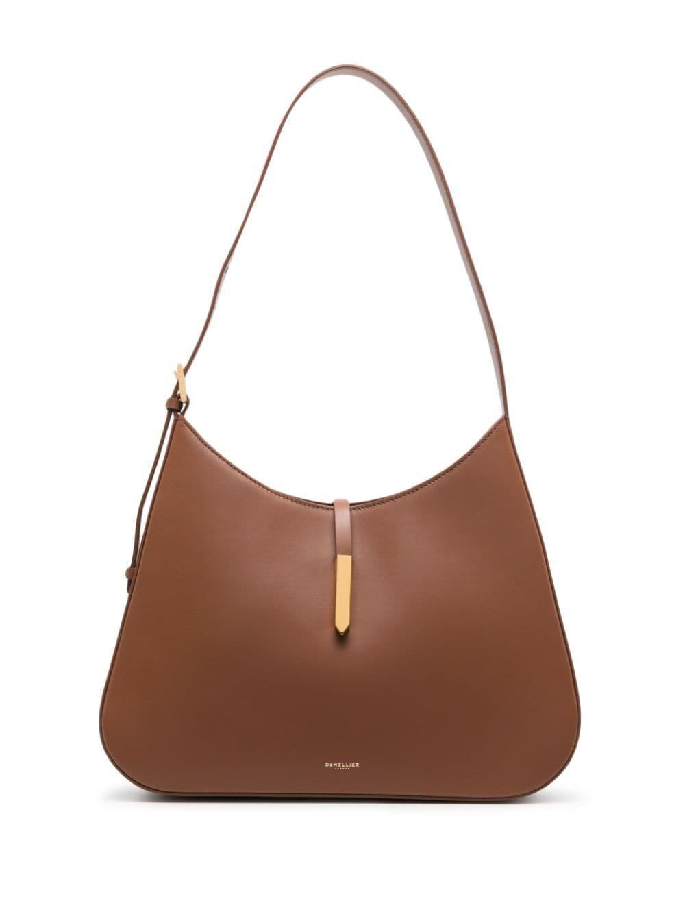 Midi Tokyo Smooth Leather Shoulder Bag In Tan Product Image