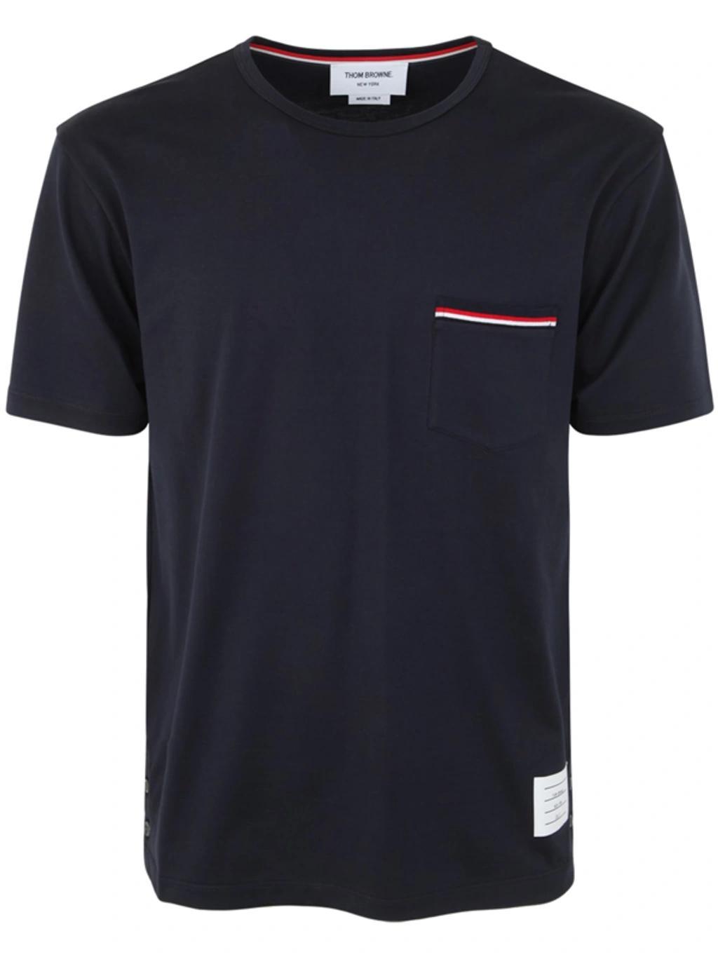 Navy Pocket T-shirt In Blue Product Image