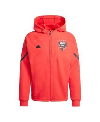 Mens adidas Red D.C. United 2024 Anthem Travel Full-Zip Jacket Product Image