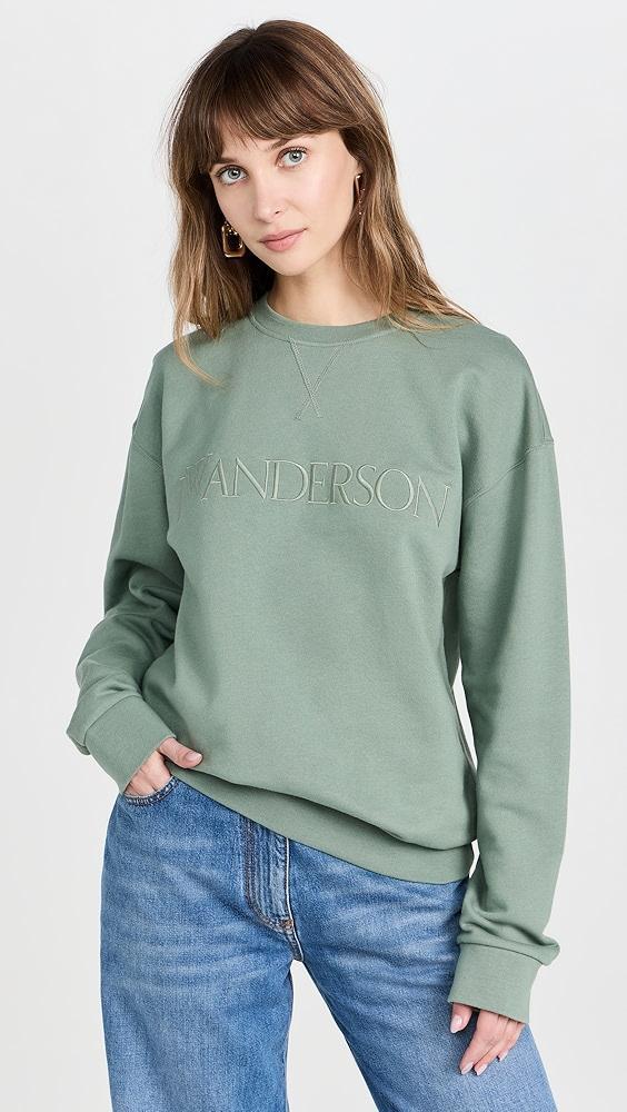 JW Anderson Logo Embroidery Sweatshirt | Shopbop Product Image