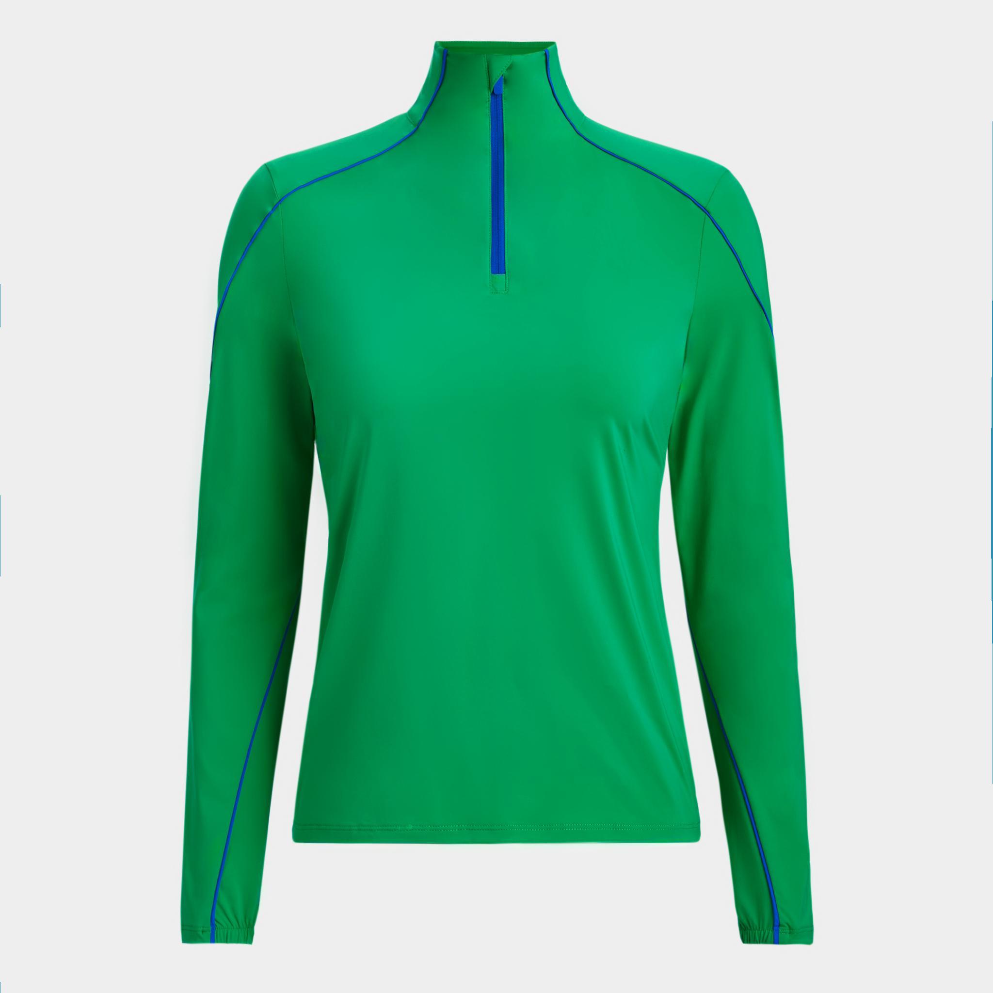 SUN SHIELD SILKY TECH NYLON QUARTER ZIP LAYER Product Image