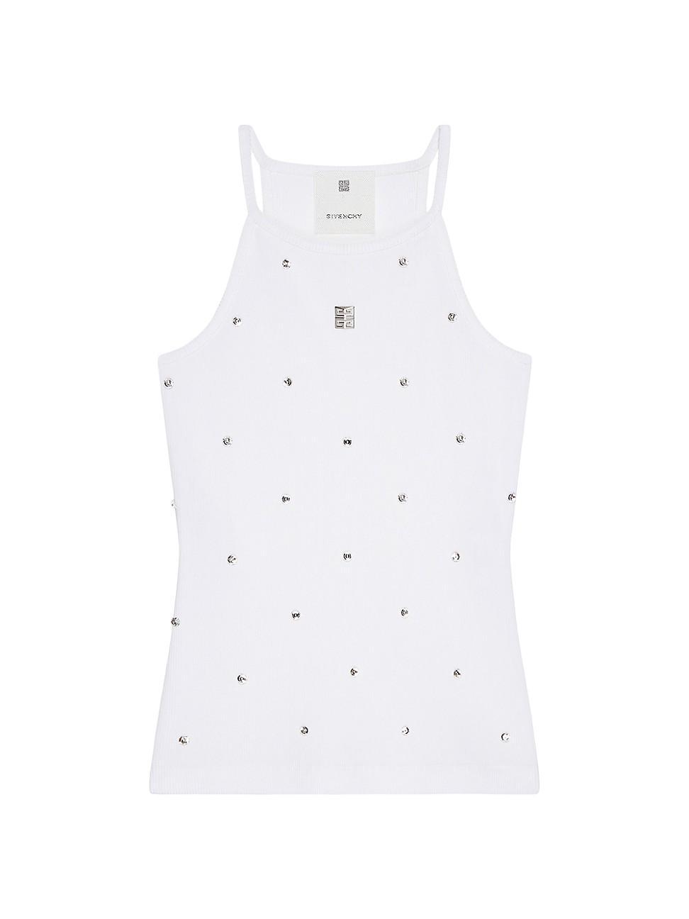 Womens Slim Fit Tank Top in Cotton Product Image