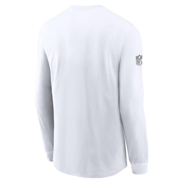 Kansas City Chiefs Sideline Team Issue Nike Men's Dri-FIT NFL Long-Sleeve T-Shirt Product Image