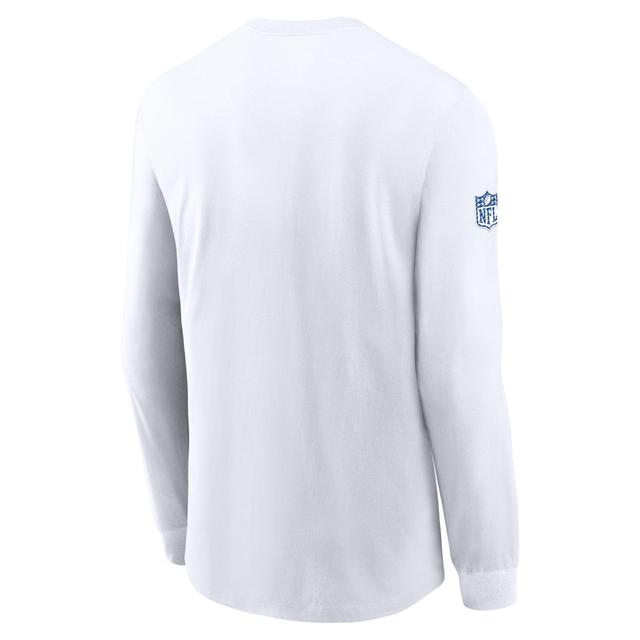 Indianapolis Colts Sideline Team Issue Nike Men's Dri-FIT NFL Long-Sleeve T-Shirt Product Image