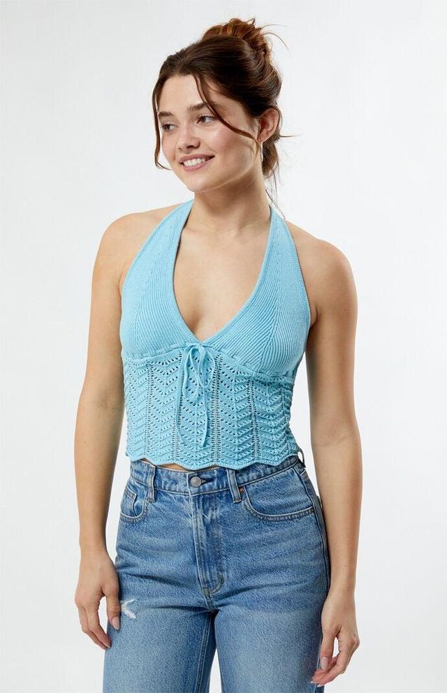 Womens Kelli Knit Halter Top Product Image