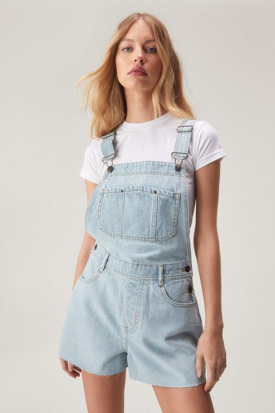 The Denim Short Dungarees Product Image