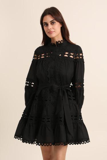 Ellie Cotton Belted Dress Product Image