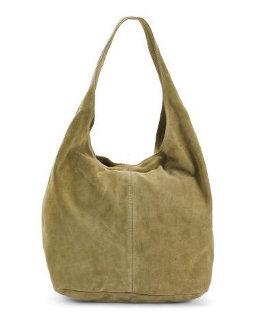 Suede Slouchy Hobo Bag for Women Product Image