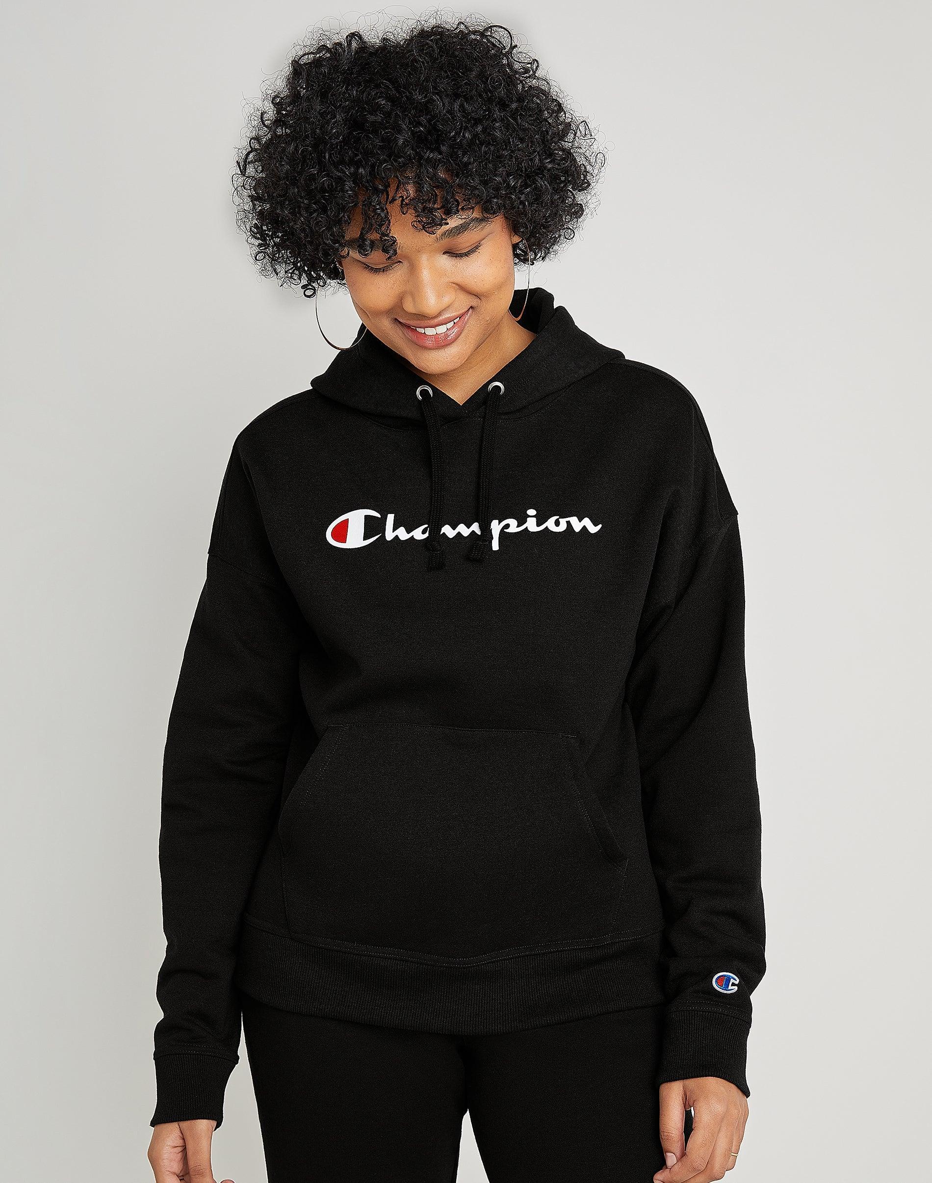 Champion Powerblend Graphic Logo Hoodie, Xx-large Product Image