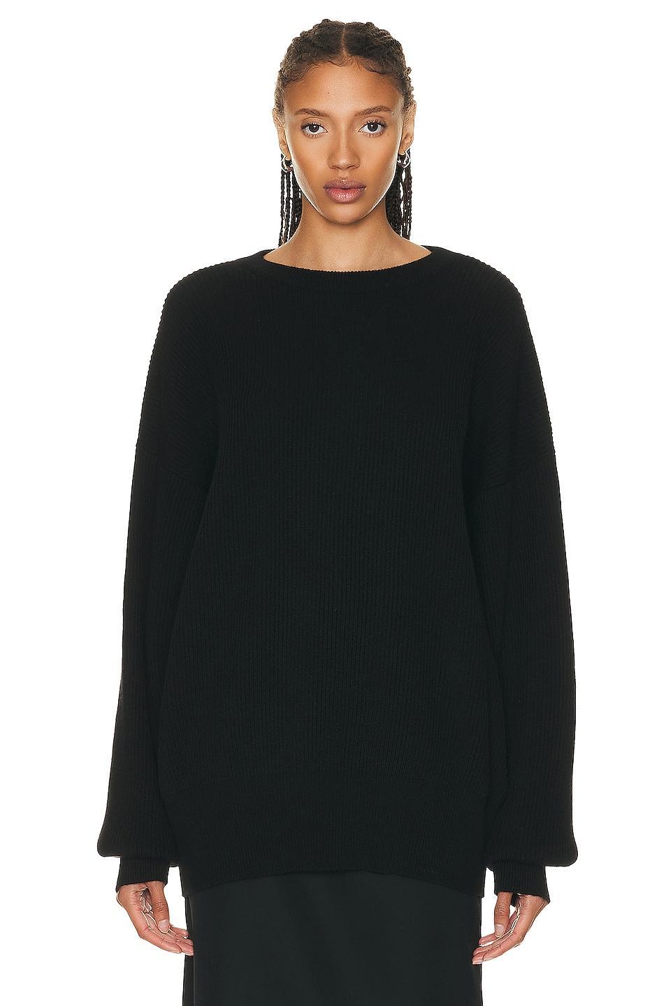 The Row Edmonton Top in Black - Black. Size L (also in S). Product Image