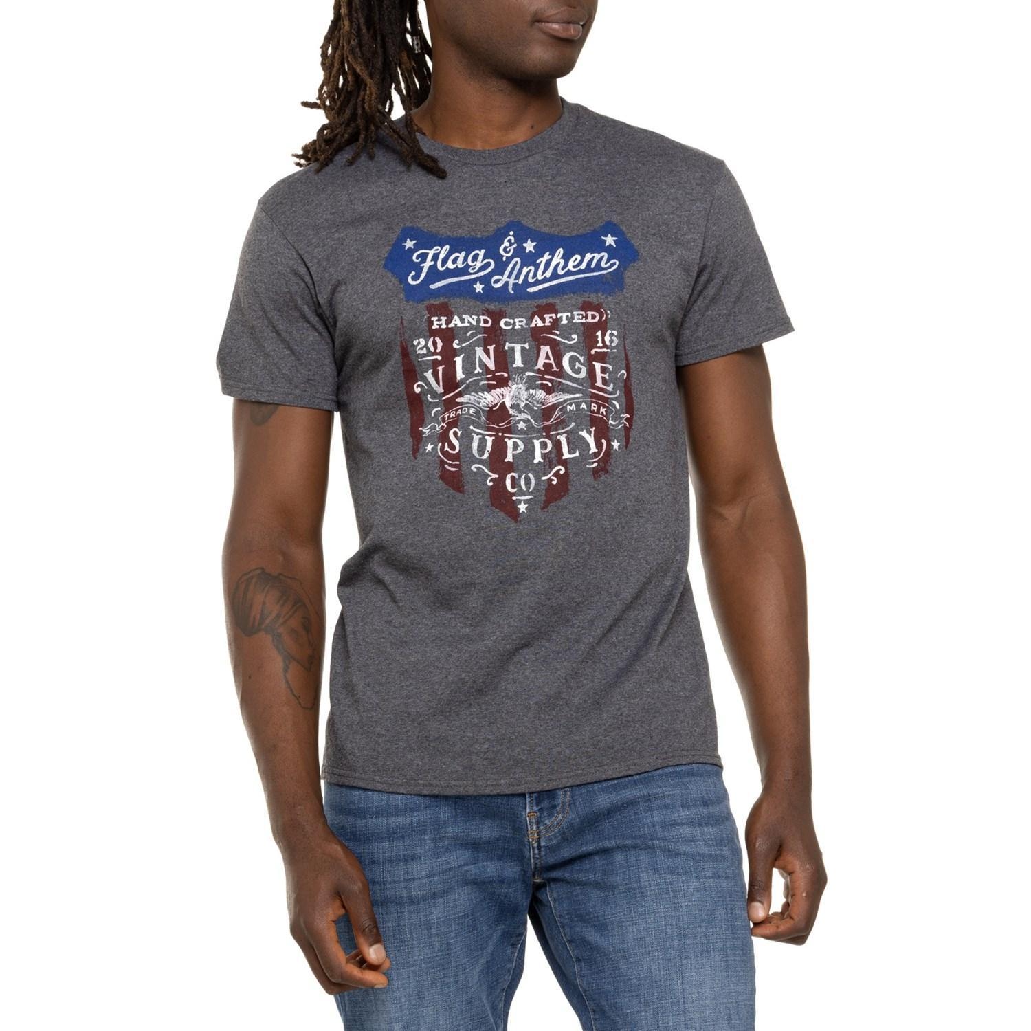 FLAG & ANTHEM Vintage Supply Shield T-Shirt - Short Sleeve Product Image