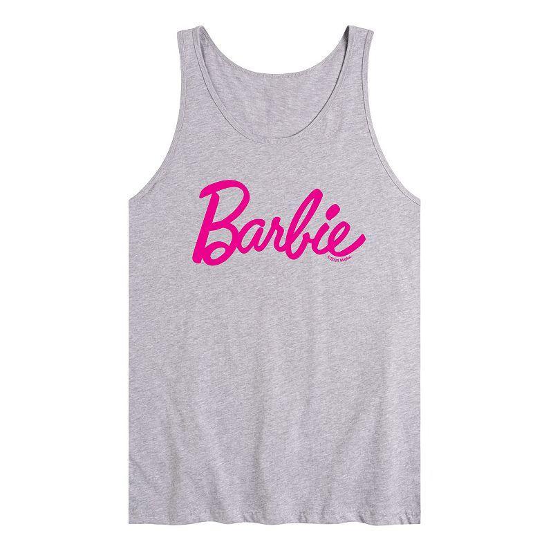 Mens Barbie Pride Classic Logo Tank Top Med Grey Product Image