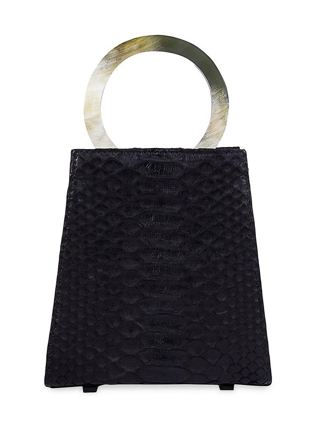 Womens Azza Mini Bag in Python Product Image