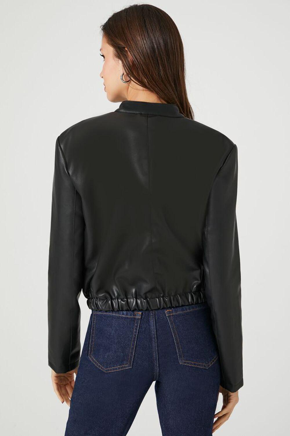 Faux Leather Moto Jacket | Forever 21 Product Image