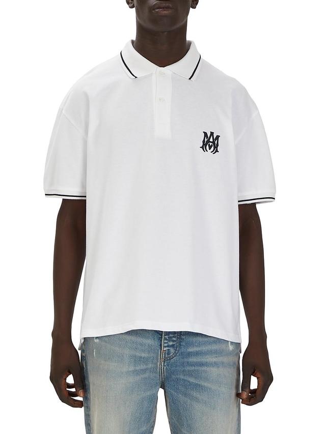 Mens MA Core Logo Polo Shirt Product Image