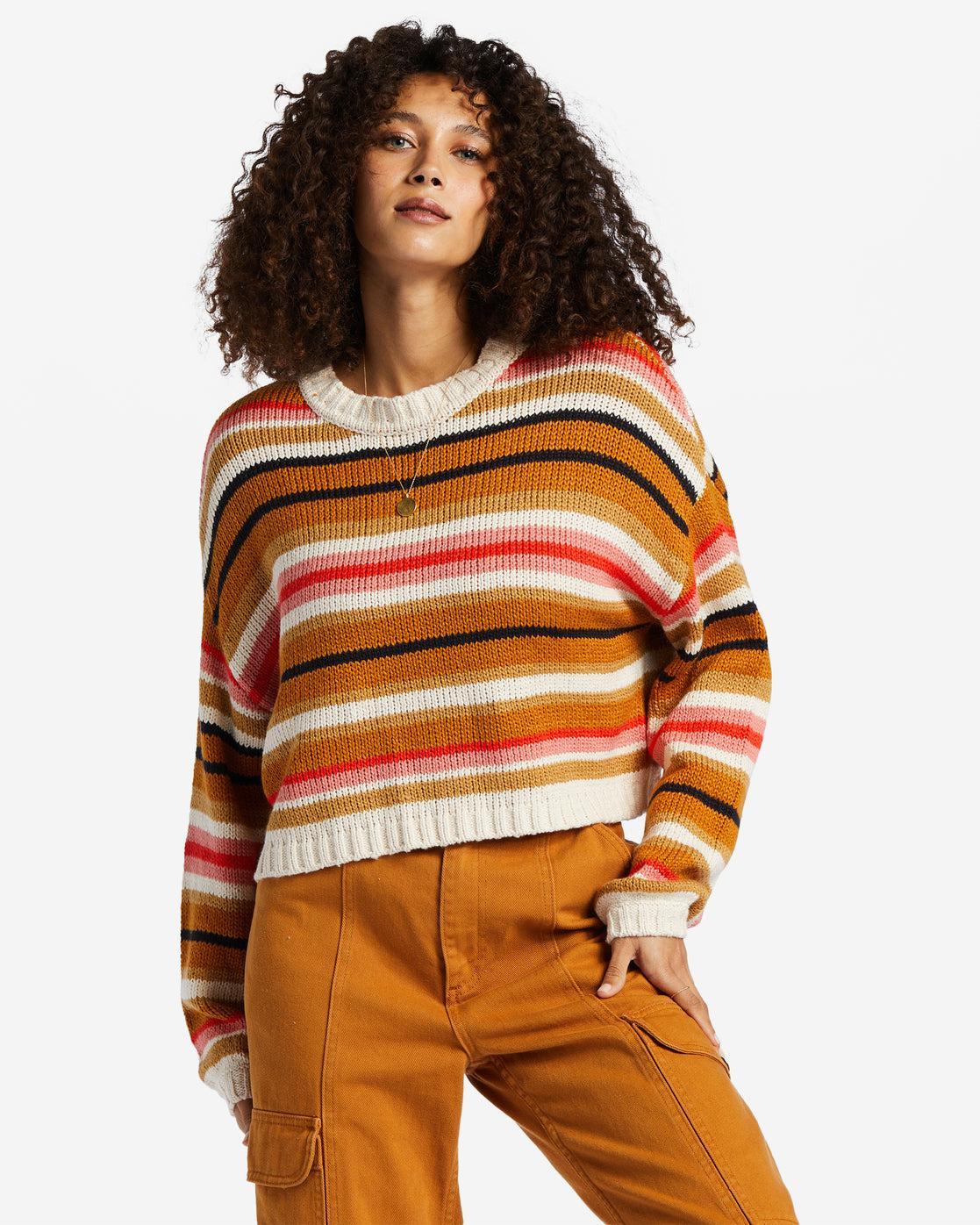 So Bold Crew Neck Sweater - Multi Female Product Image