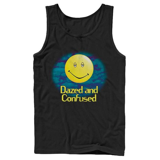 Mens Dazed and Confused Yellow Smiley Haze Logo Tank Top Product Image