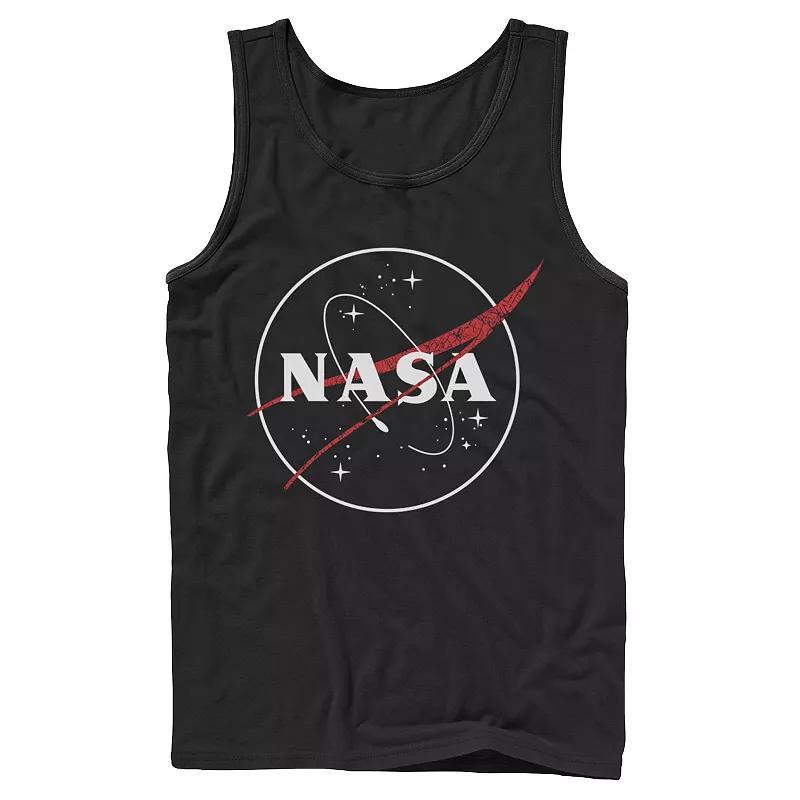 Mens NASA Hollow Circle Logo Graphic Tank Top Product Image