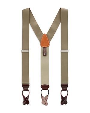 Trafalgar Mens Hudson Solid Button End Suspenders Product Image