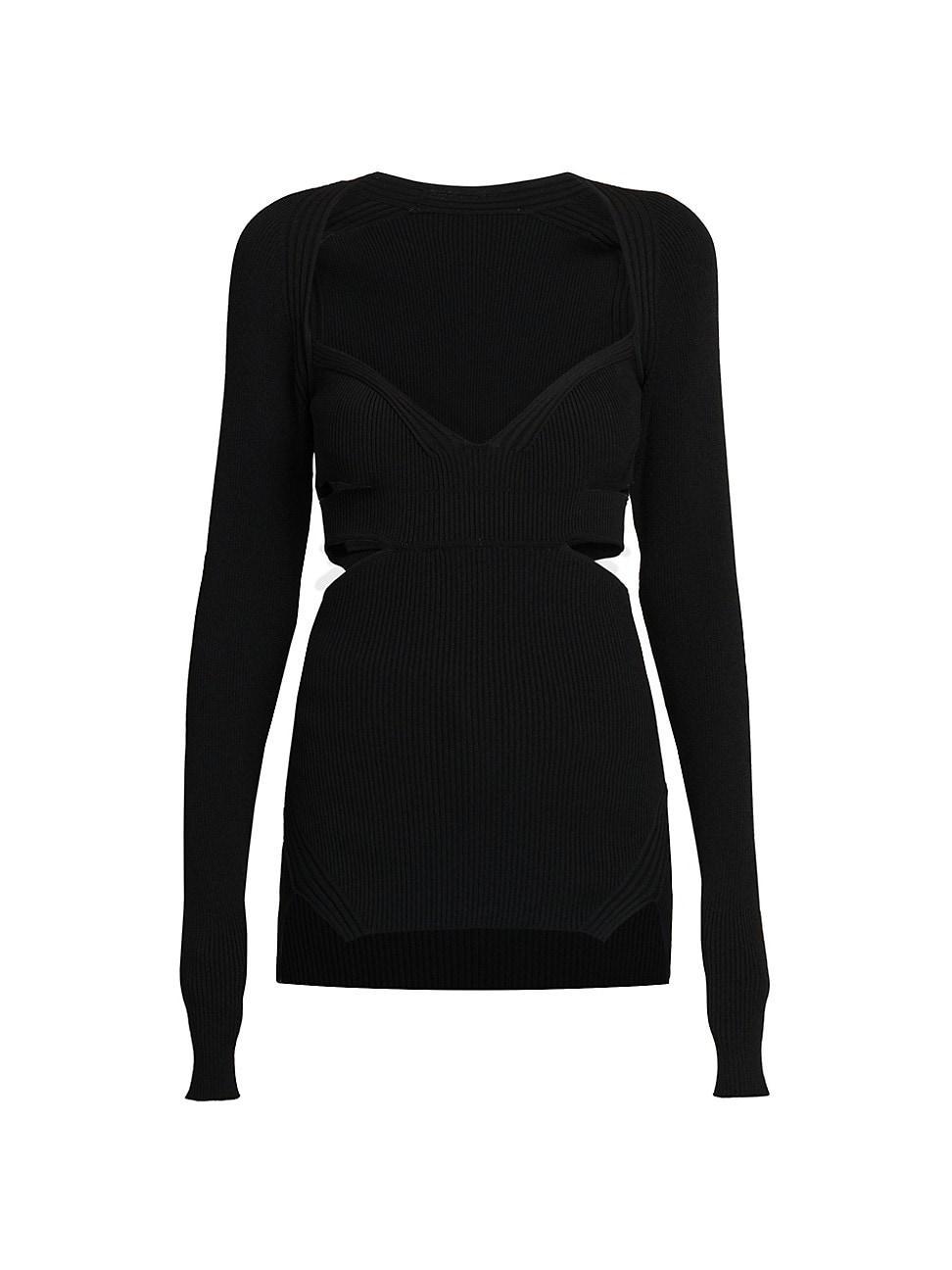 Womens Long-Sleeve Cut-Out Top product image