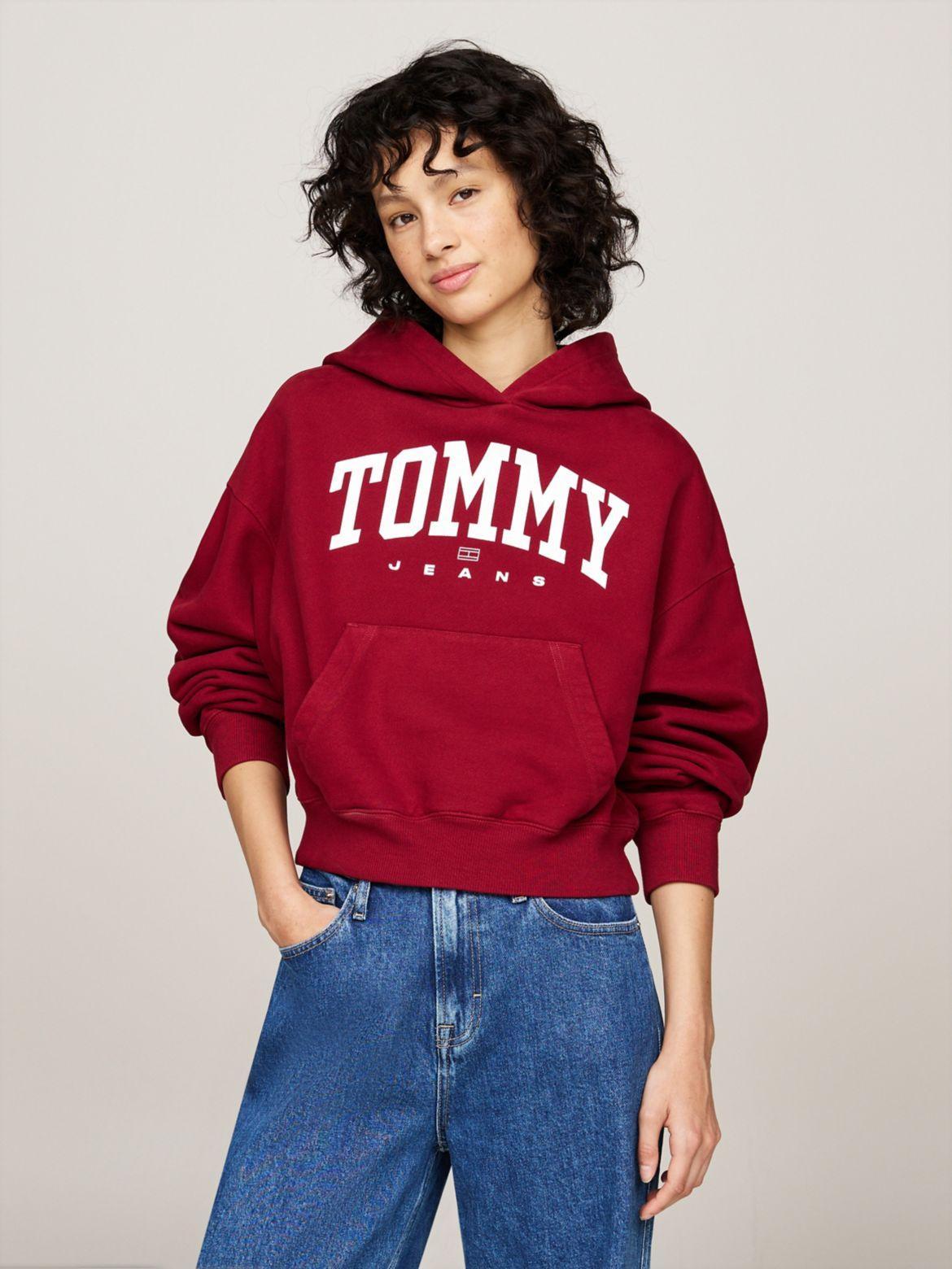 Tommy Hilfiger Women's Varsity Logo Pullover Hoodie Product Image