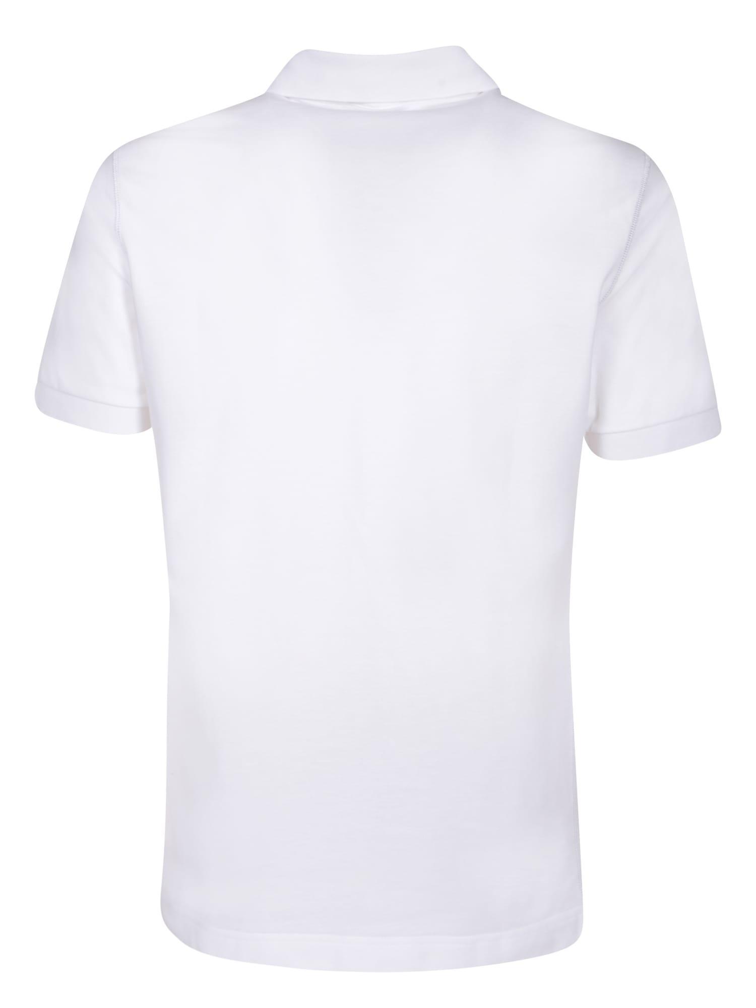 Men's Cotton-piquã© Polo Shirt In White Product Image