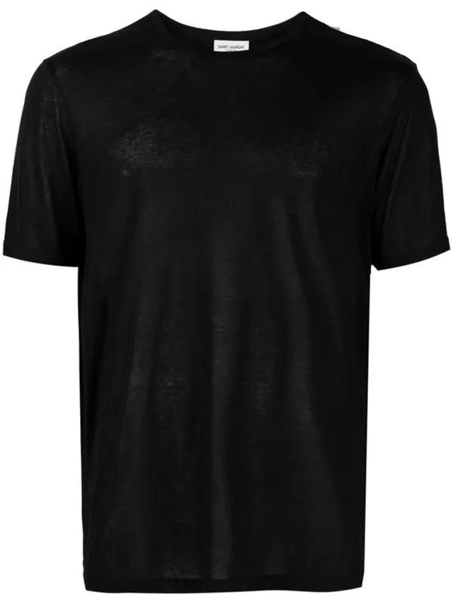 Cotton T-shirt In Black Product Image