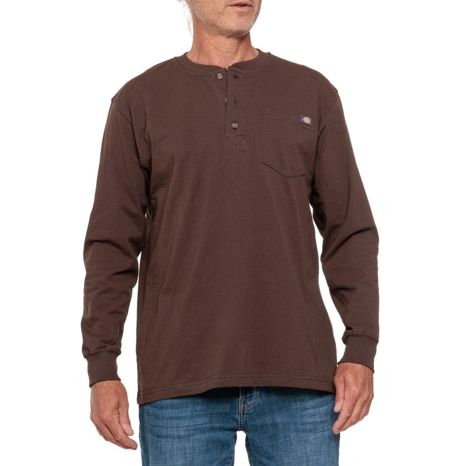 Dickies Heavyweight Henley T-Shirt - Long Sleeve Product Image