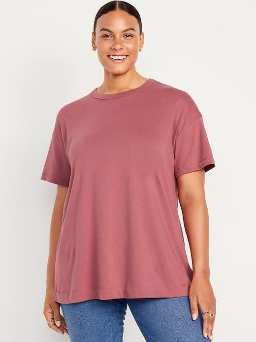 Oversized EveryWear Tunic T-Shirt Product Image