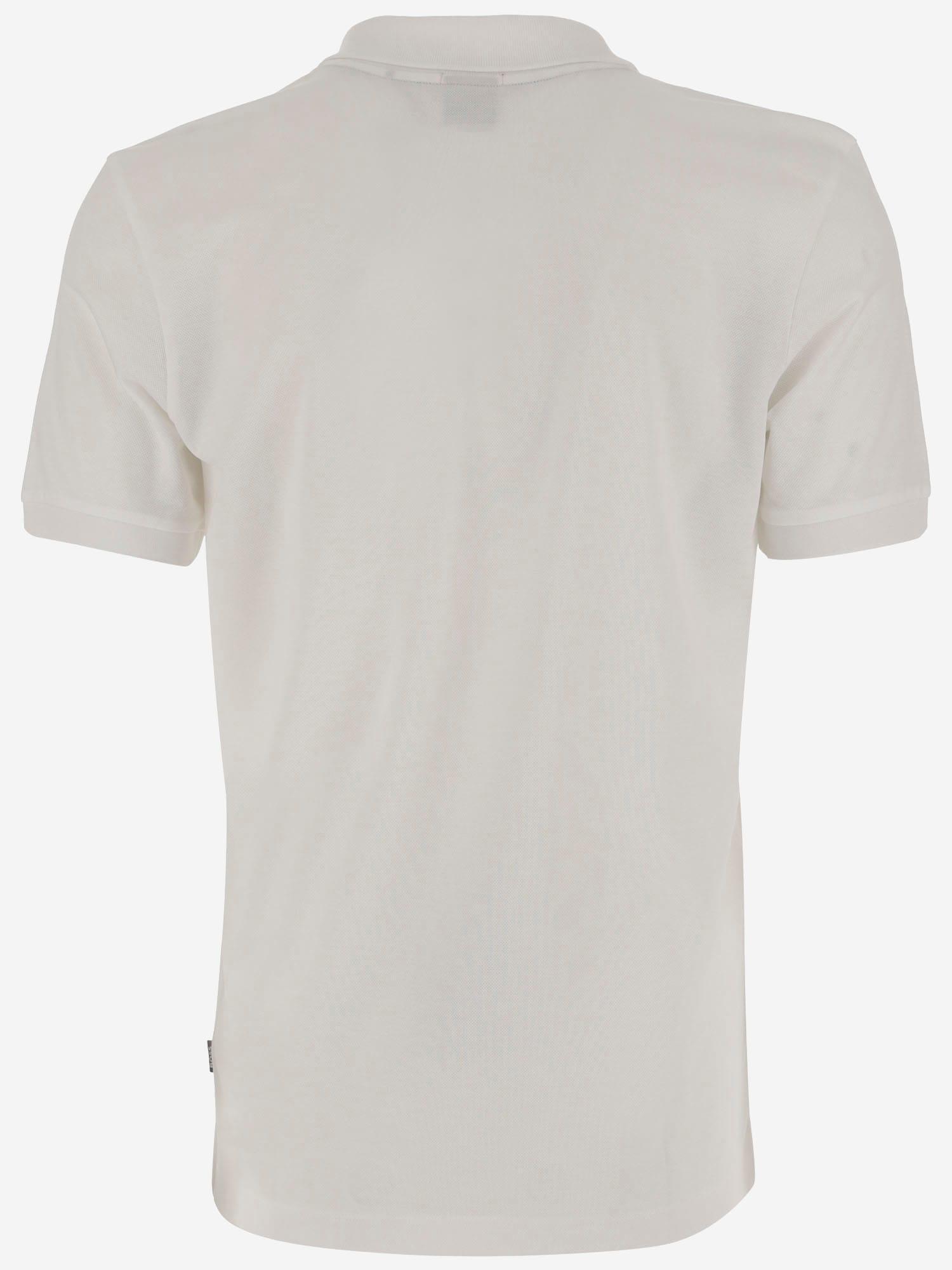 HUGO BOSS Cotton Polo In Beige Product Image