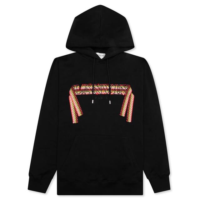 Classic Oversized Curblace Hoodie - Black Male Product Image