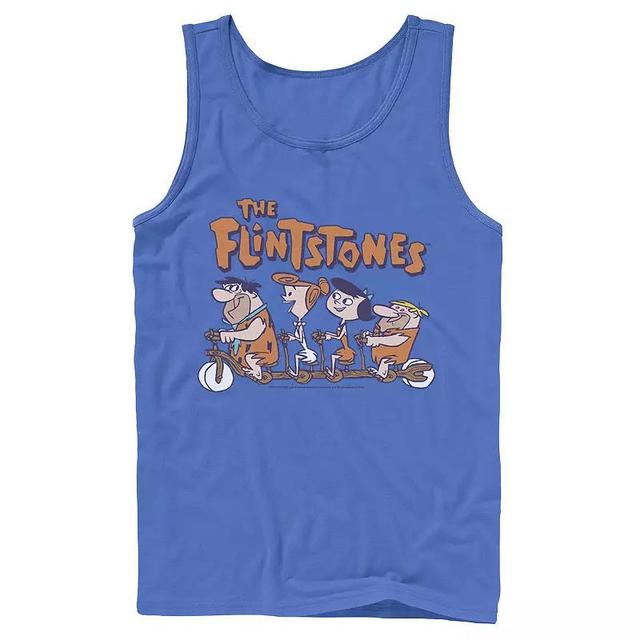 Mens The Flintstones Group Shot Bike Ride Tank Top Product Image