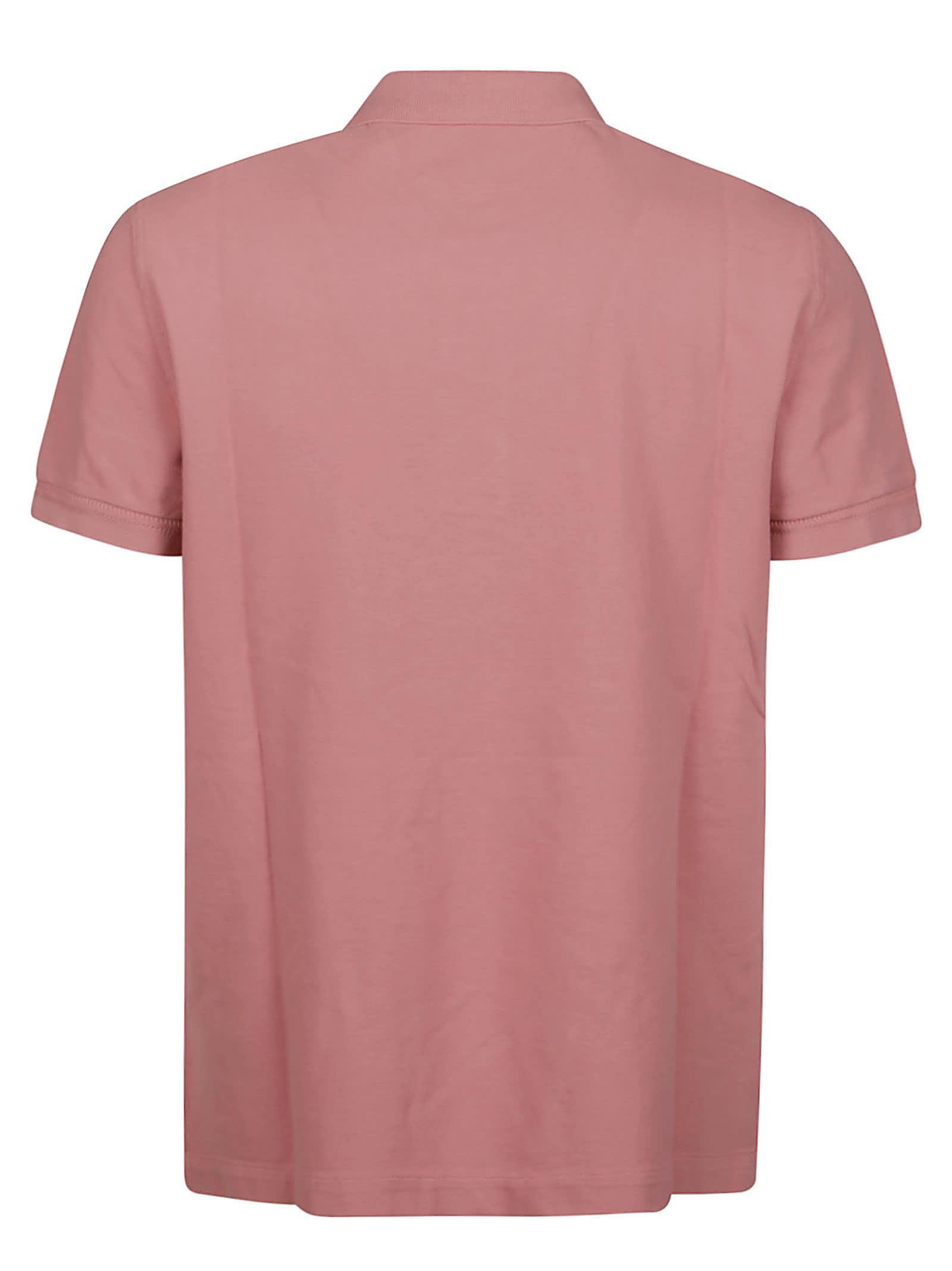 Tennis Piquet Short Sleeve Polo Shirt In Pink Product Image