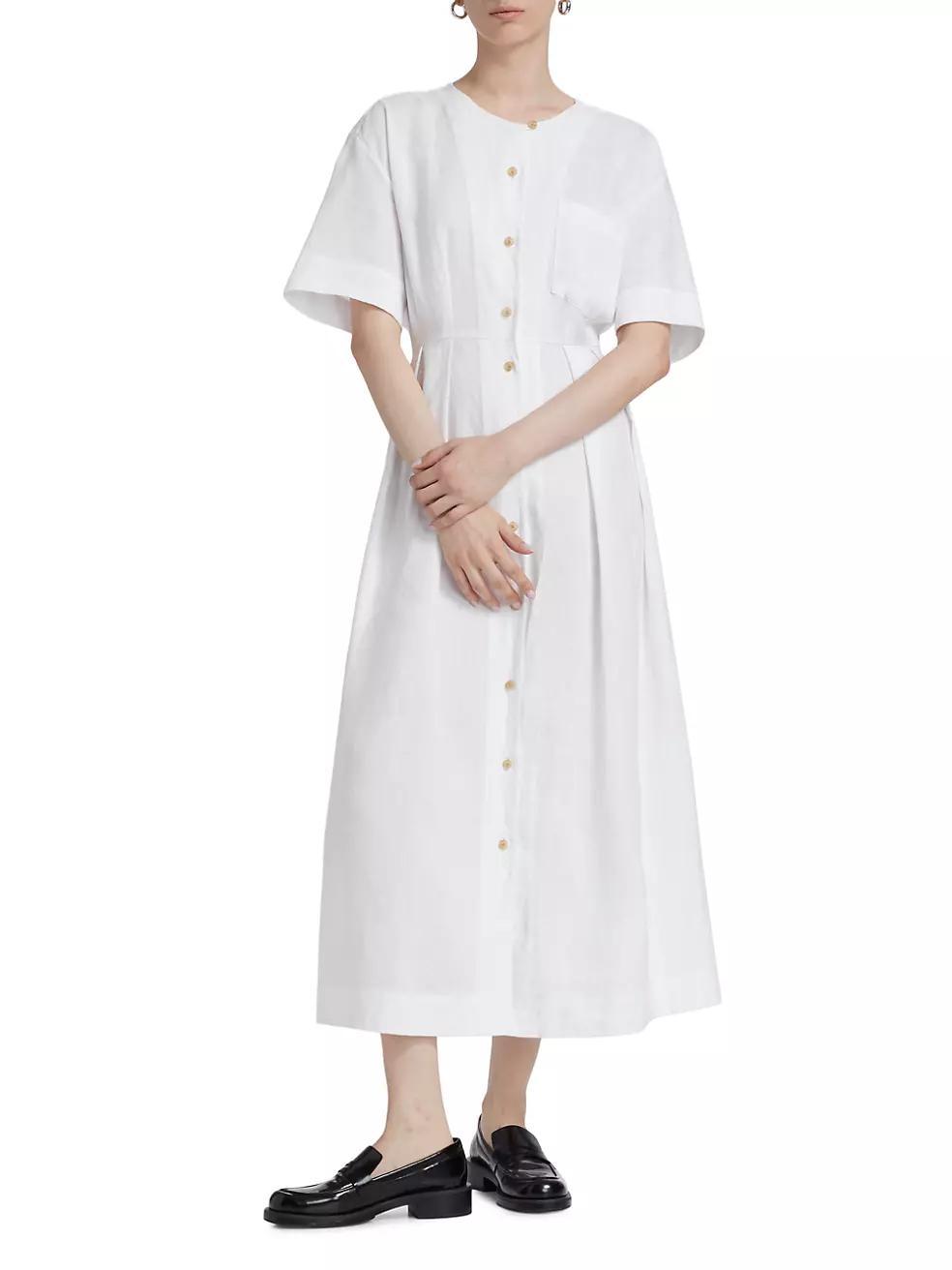 Day Linen Midi-Dress Product Image