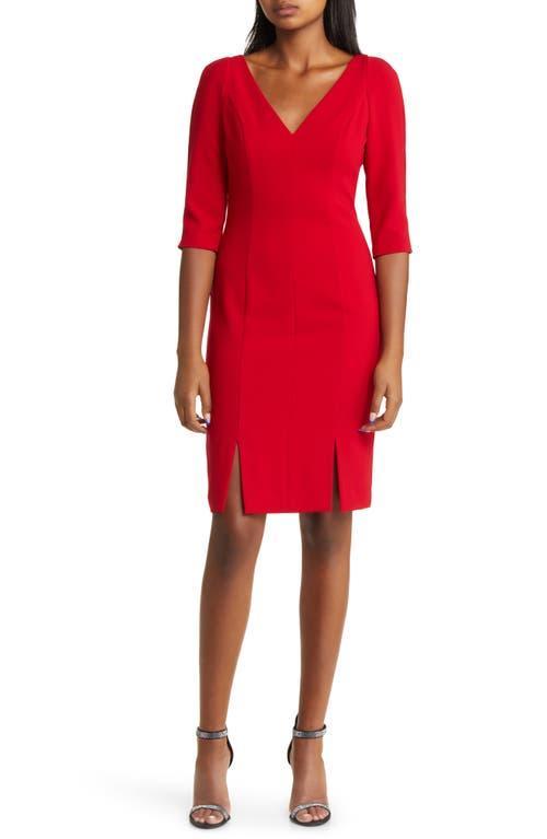 Womens Layson V-Neck Sheath Minidress Product Image